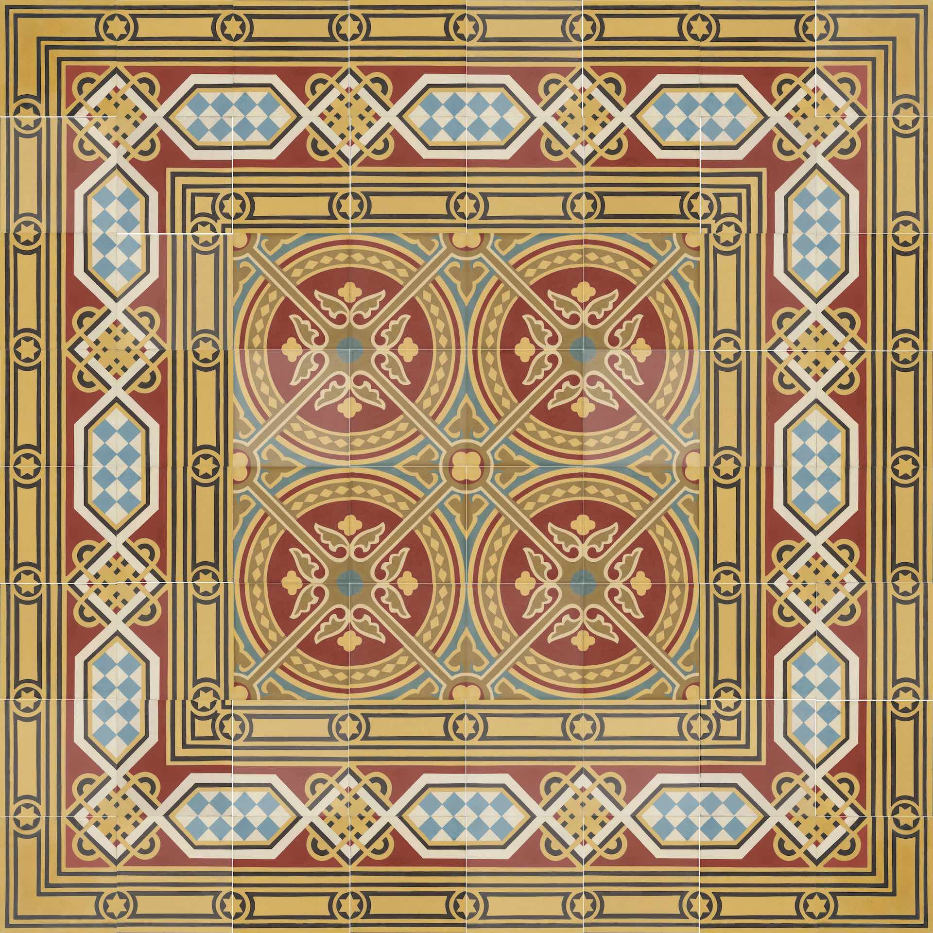 Cement tile N° 51049/165