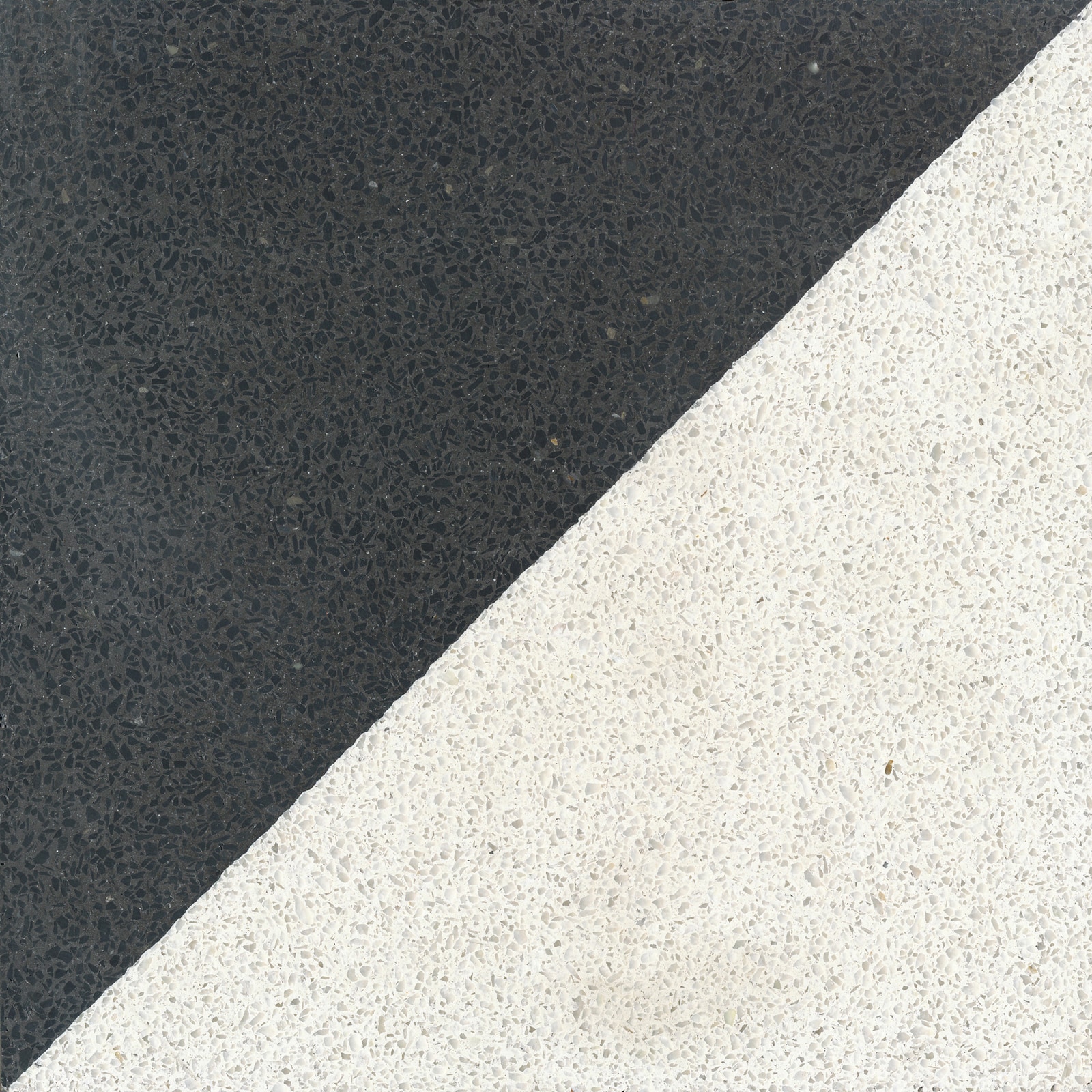 Terrazzofliesen N° 711960 im Detail, Oberfläche und Muster aus der Nähe