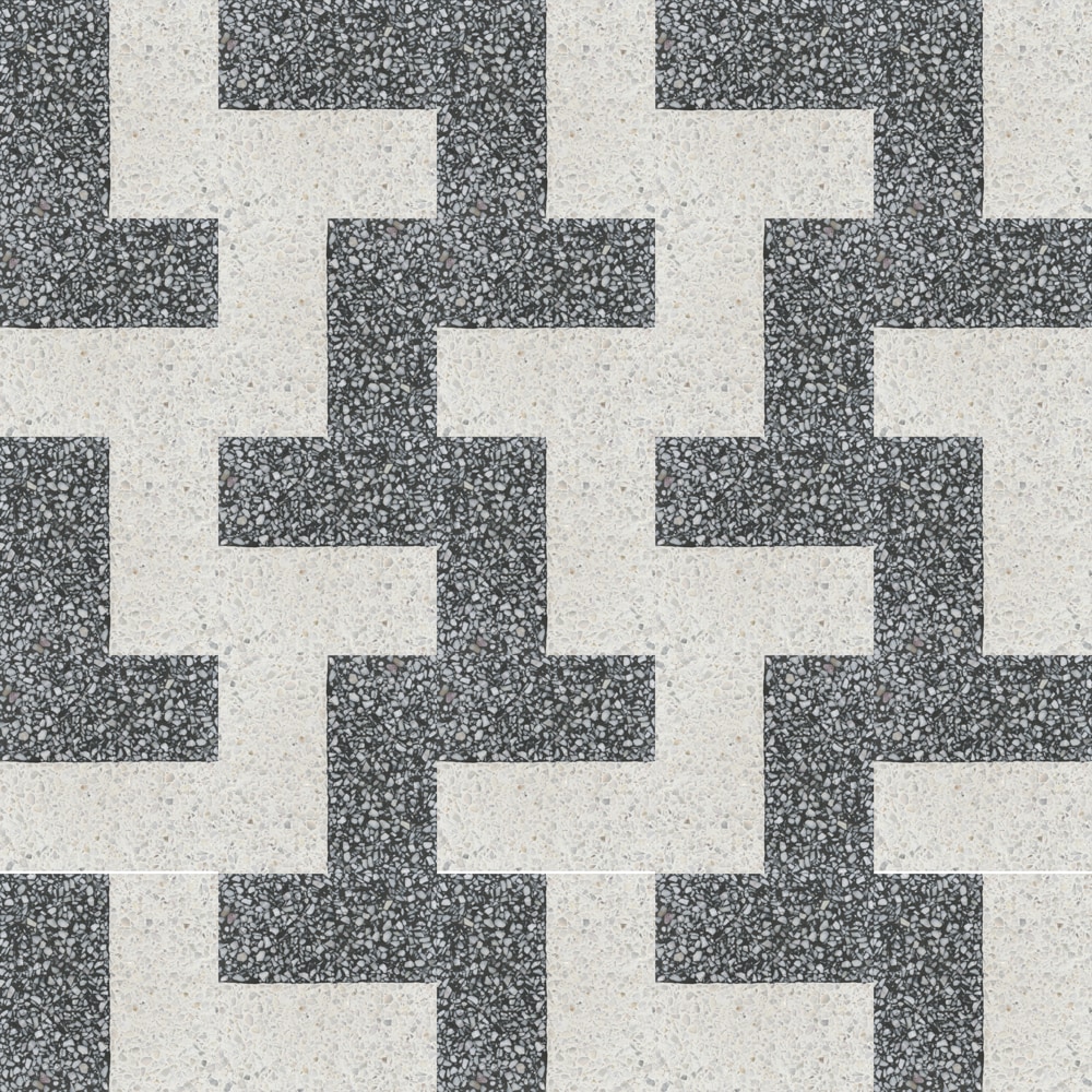 Verlegemuster für Terrazzofliesen N° 910101, Variante 2